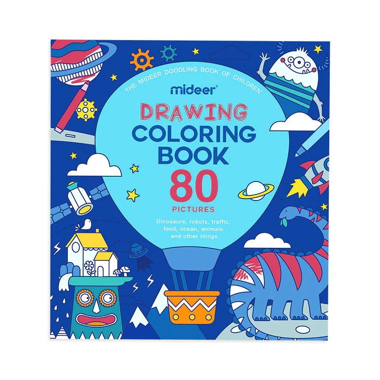 Mideer - Drawing Coloring Book: Boy