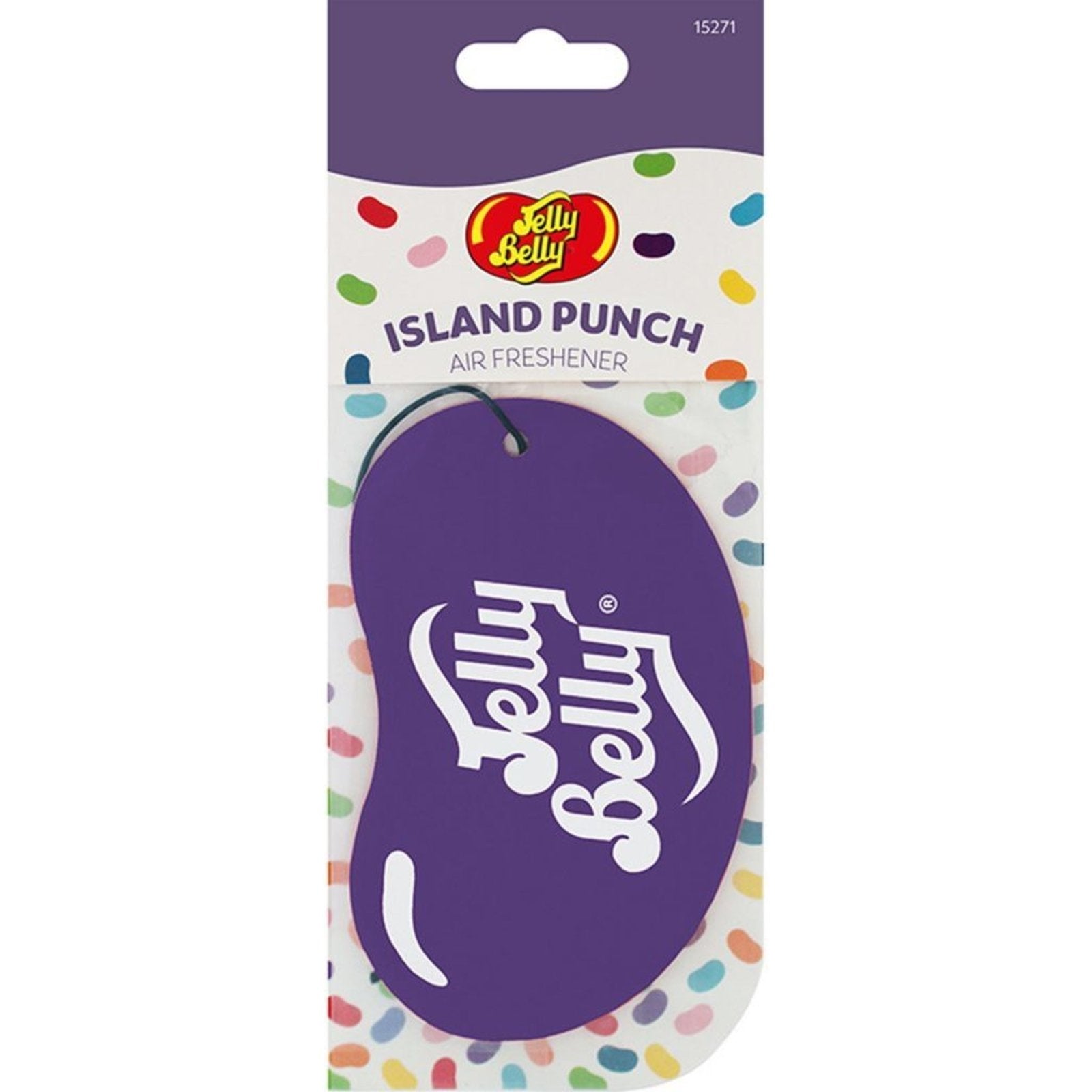 Jelly Belly 2D Paper Air Freshener Island Punch