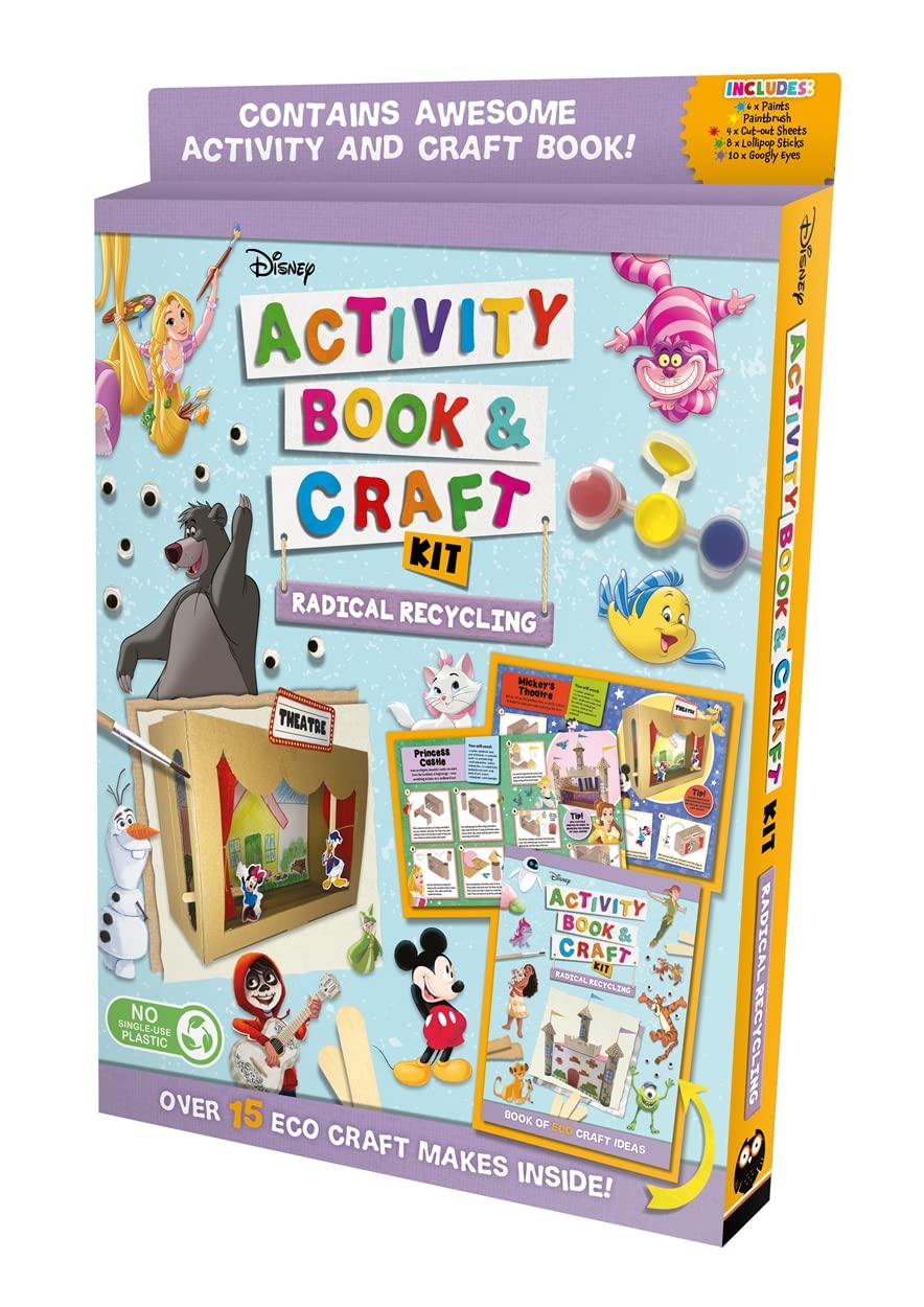 Disney Activity Book & Craft Kit Radical Recyclin