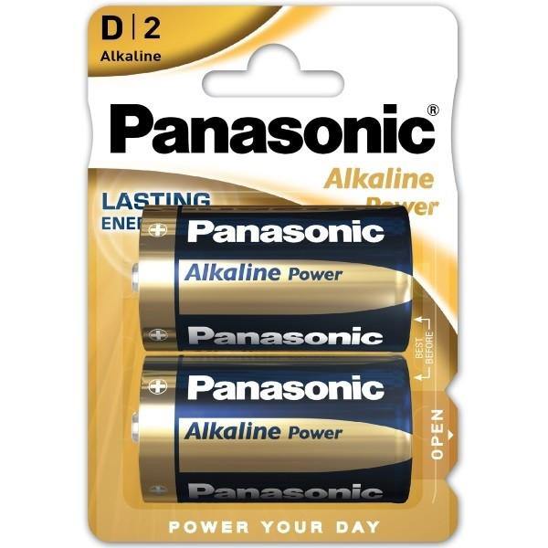 Panasonic Alkaline Battery D x2