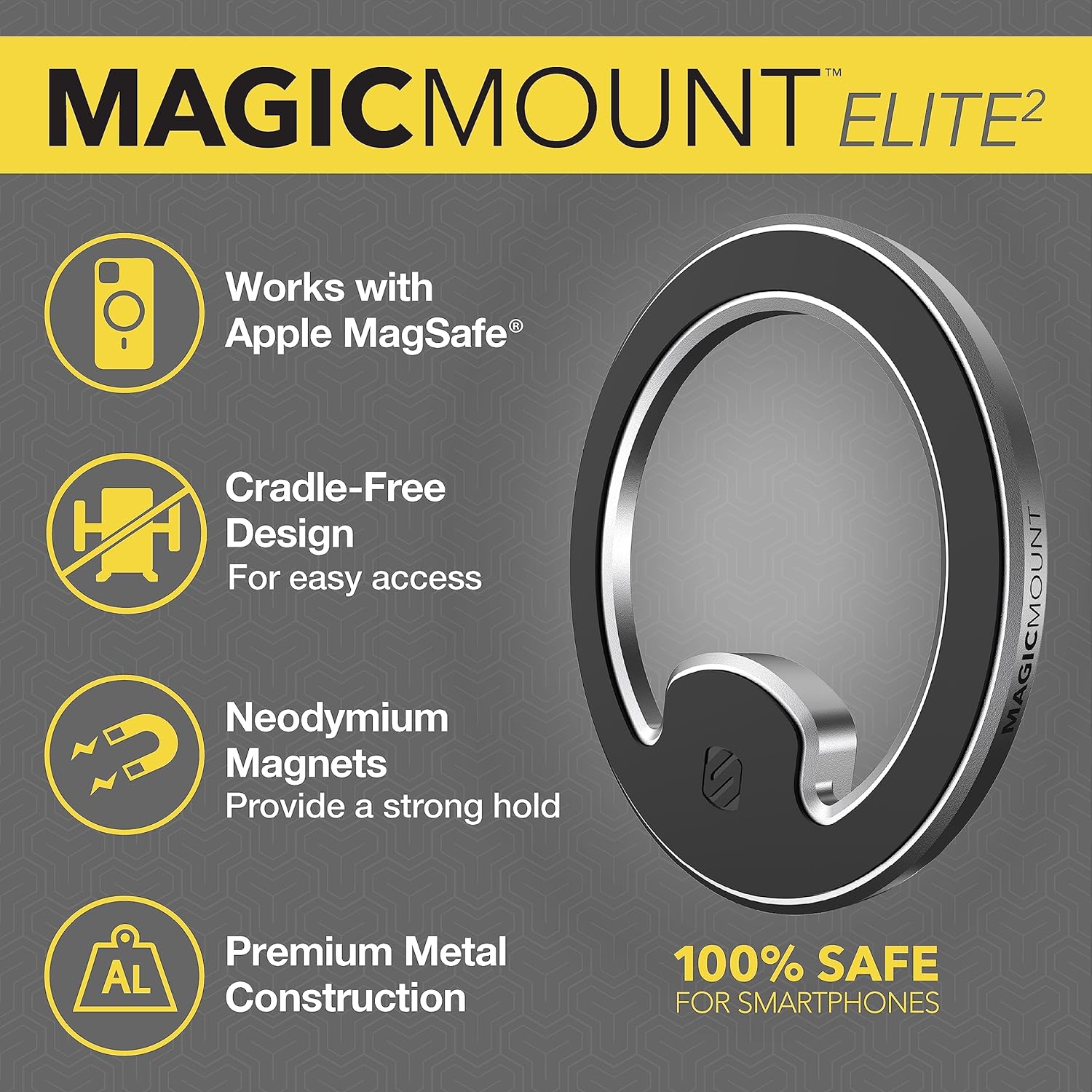 Scosche Magicmount Elite2 Car Vent Mount For Magsafe