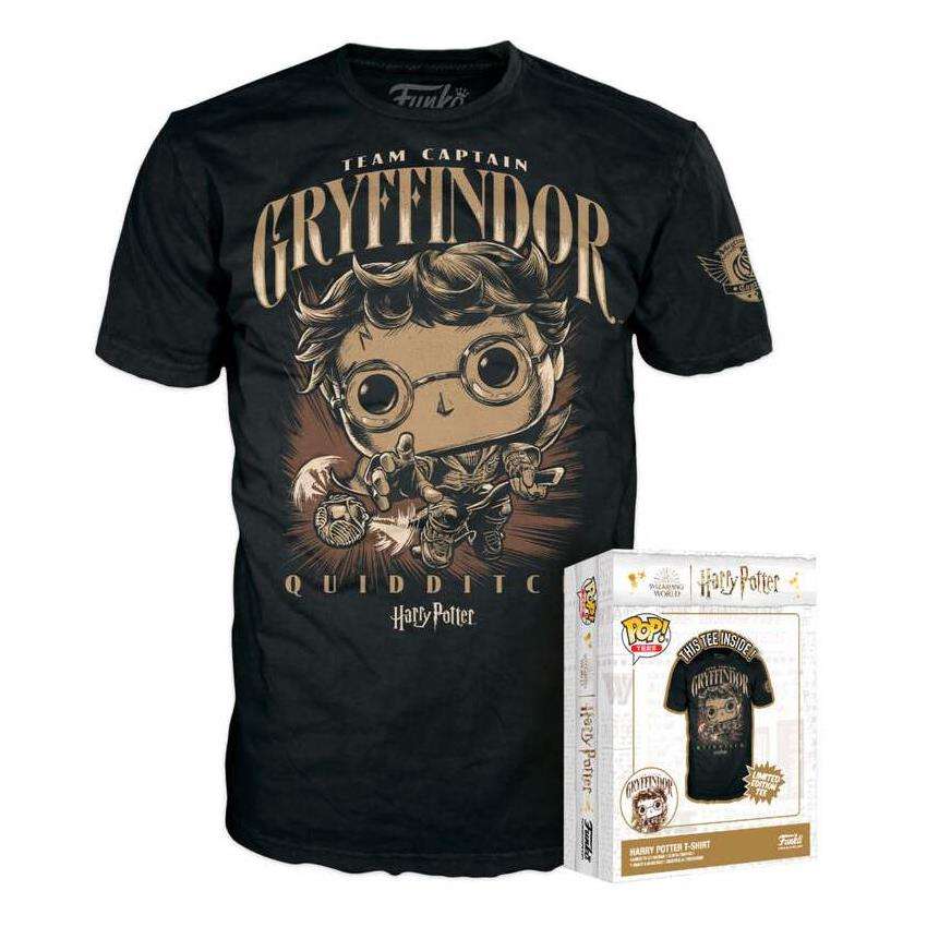 Funko Boxed Tee: Harry Potter - Quidditch Harry (L)