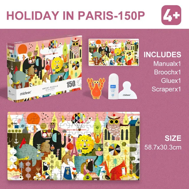 Mideer - Artist Puzzle - Holiday In Paris 150P