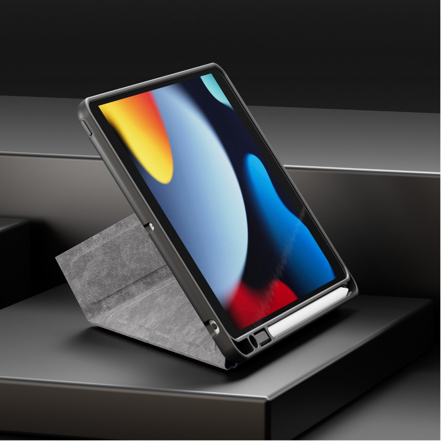 Levelo Elegante Leather Magnetic Case iPad 10.2 Black