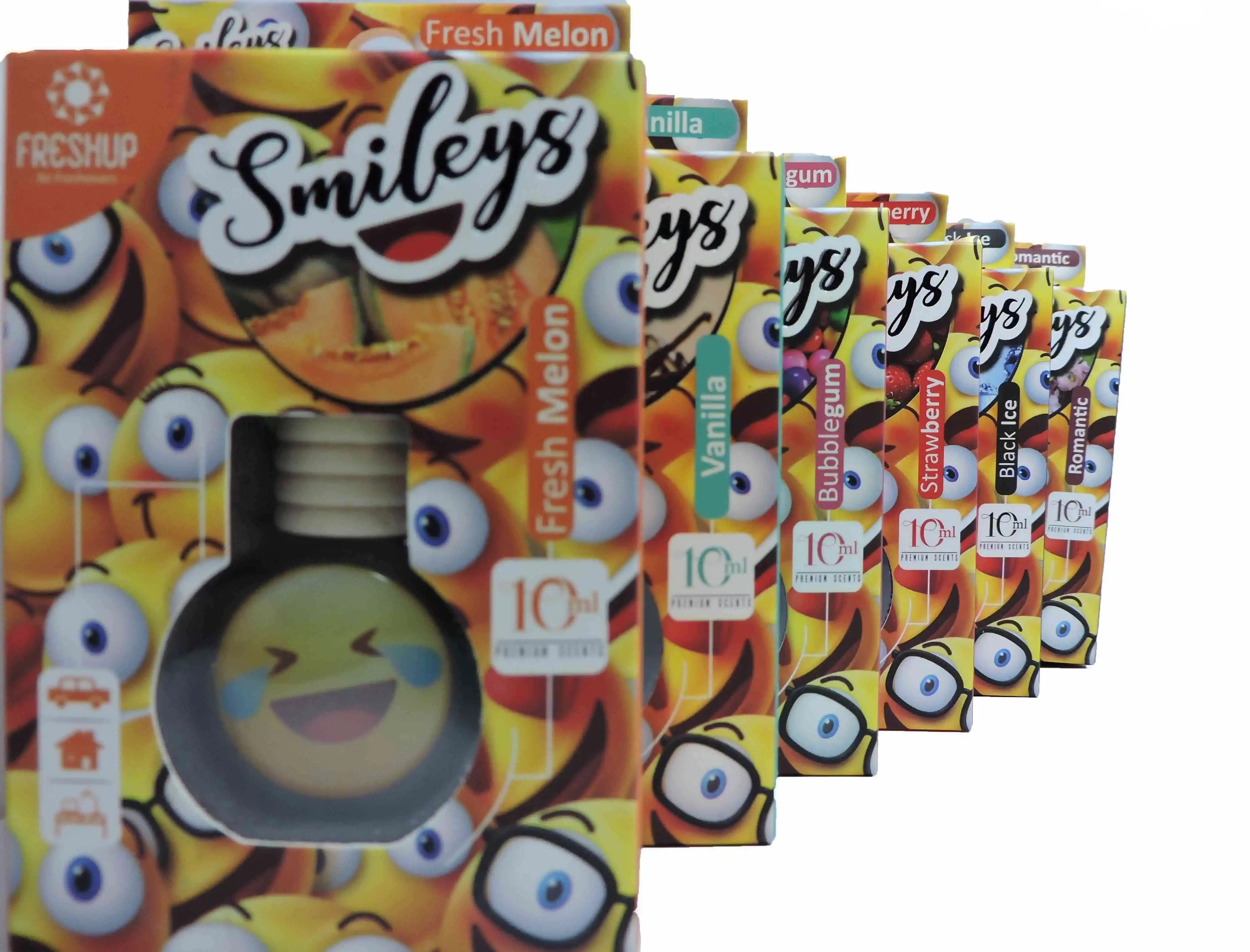 Freshup Smile Face Car Perfume Bottle 10ml Emoji 515