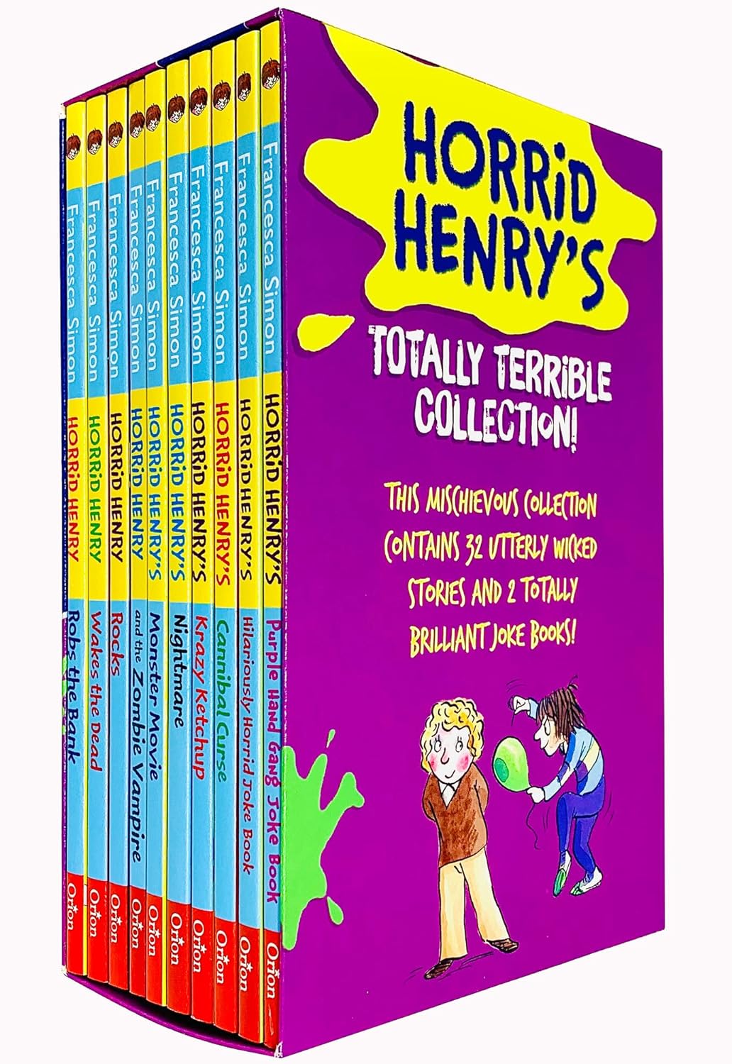 Horrid Henry's Totally Terrible Collection 10 Books Box Set