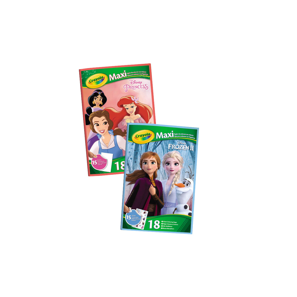 Crayola Giant Colouring Pages Sticker Sheet Disney Princess