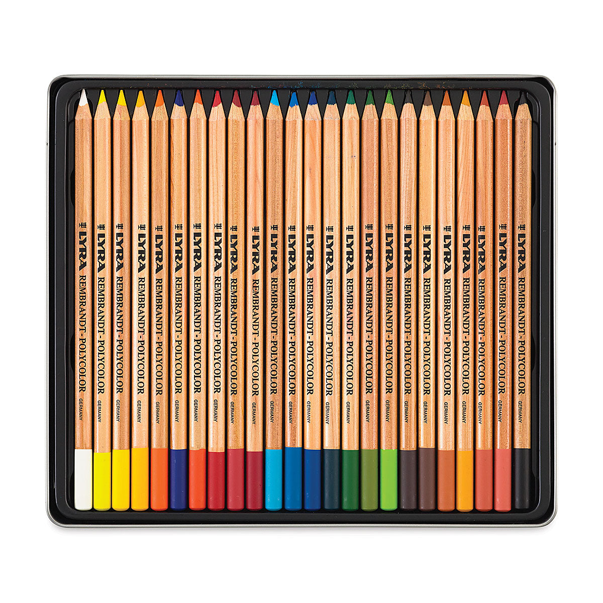 Lyra Metal Case Rembrandt Polycolor 24 Ass. Coloured Pencils