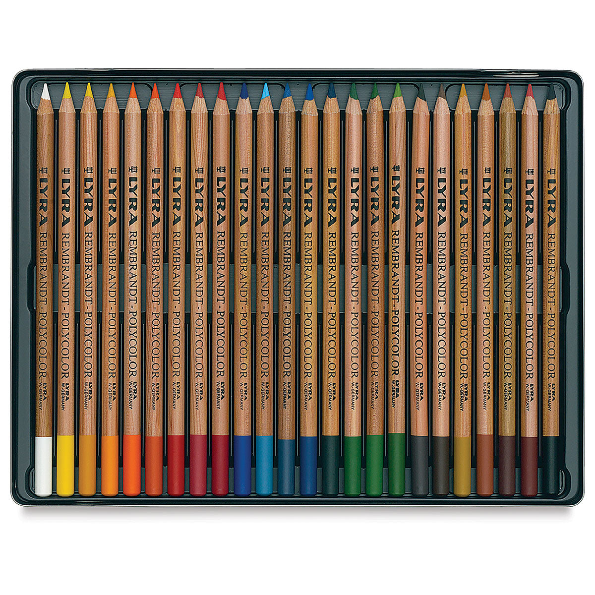 Lyra Metal Case Rembrandt Polycolor 24 Ass. Coloured Pencils