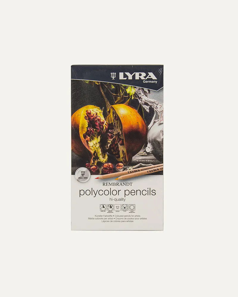 Lyra Metal Case Rembrandt Polycolor 12 Ass. Coloured Pencils
