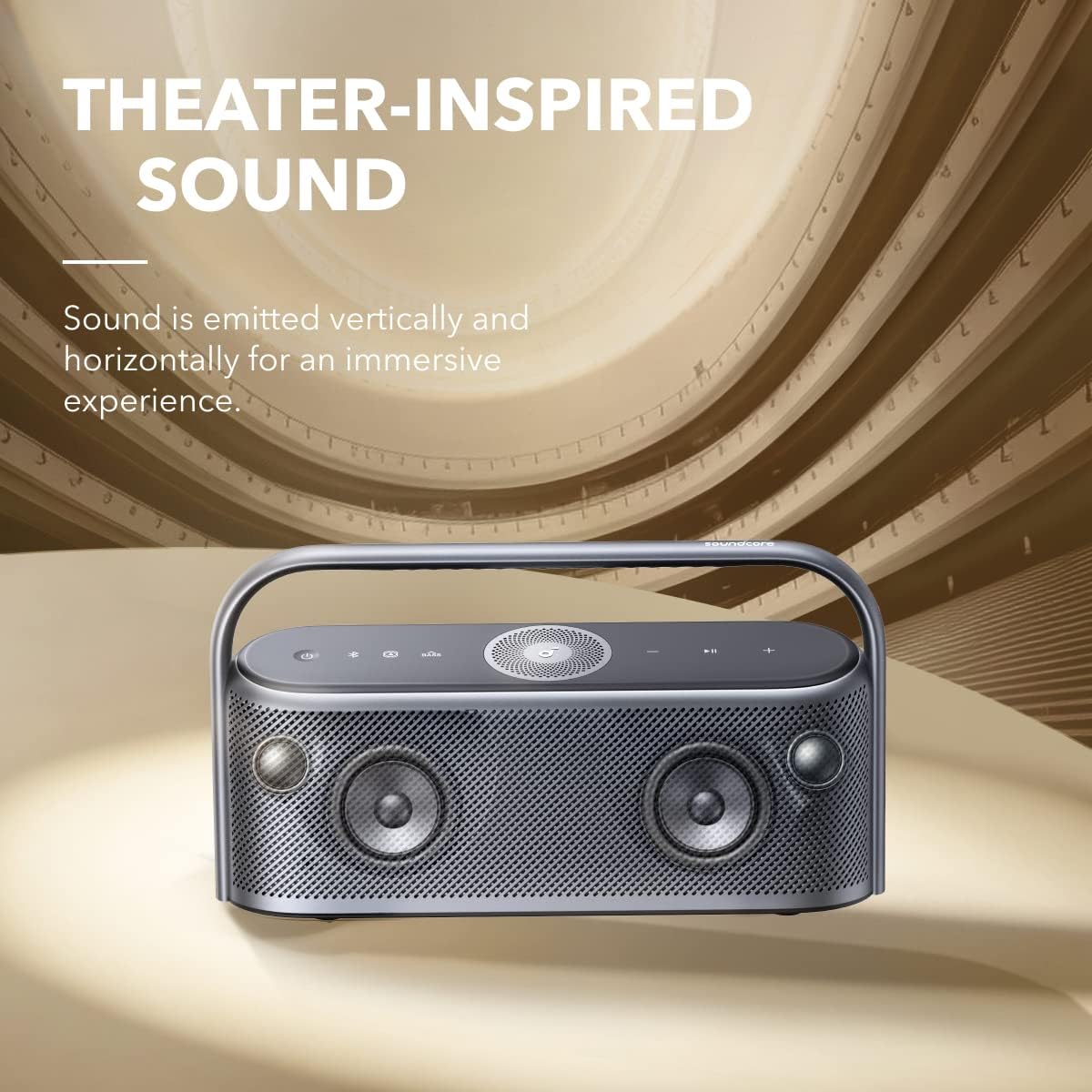 Anker SoundCore Motion X600 Portable Hi-Res Wireless Speaker Black