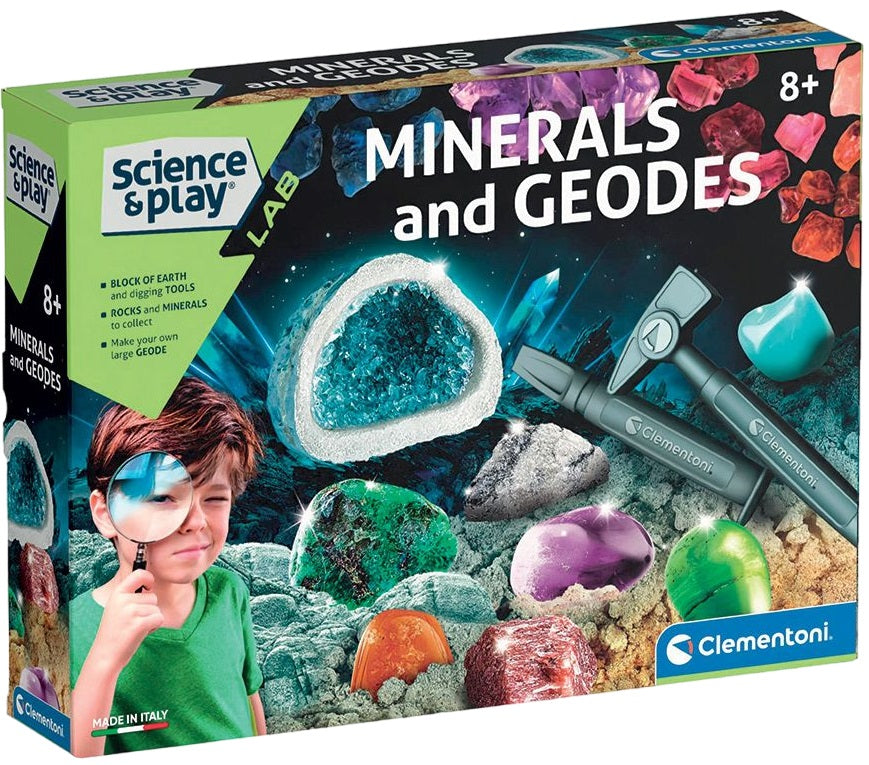 Clementoni - Science & Play Lab-Minerals & Geodes