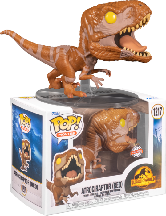 Pop! Movies: Jurassic World Dominion - Atrociraptor (Red) (Exclusive)