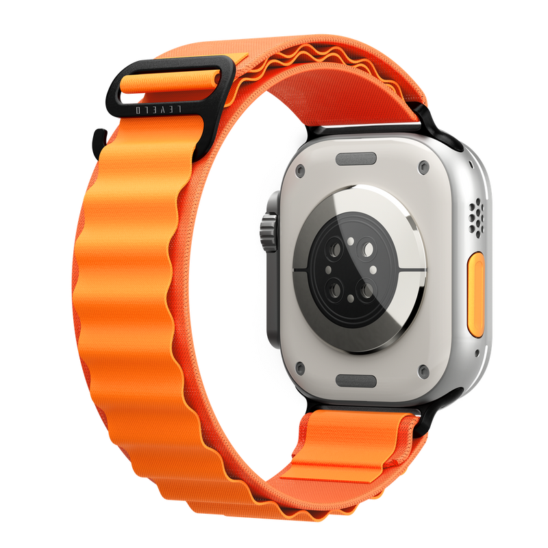 Levelo Ace Loop band for Apple Watch 49/45/44/42mm Orange
