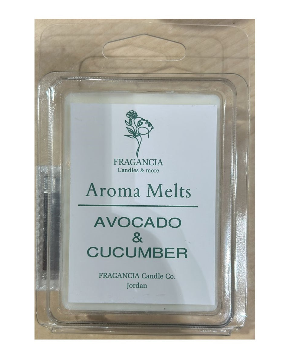 Fragancia Aroma Melts Avocado & Cucumber Burning 24 HRs 80 ml