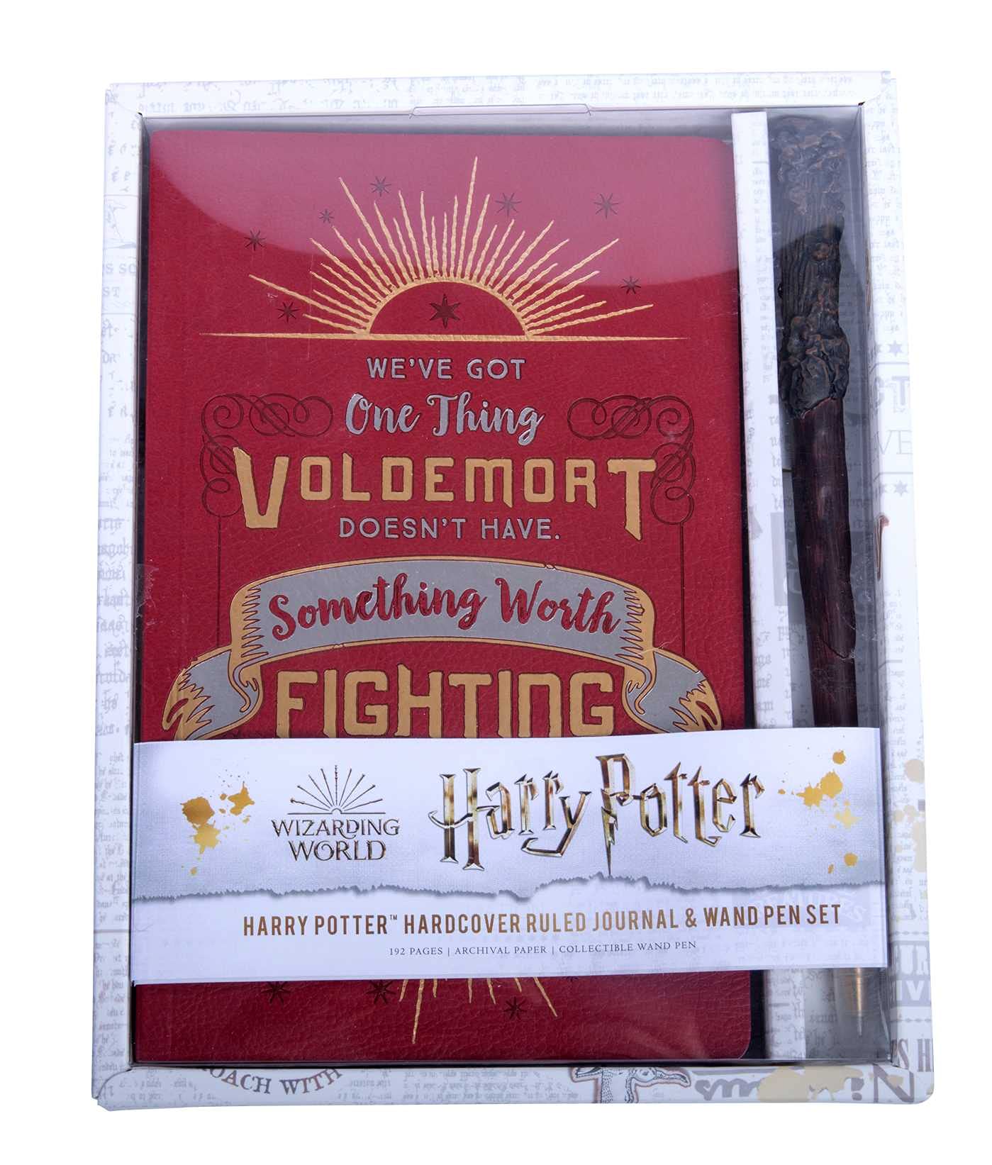 Harry Potter Ruled Journal & Wand Pen Set