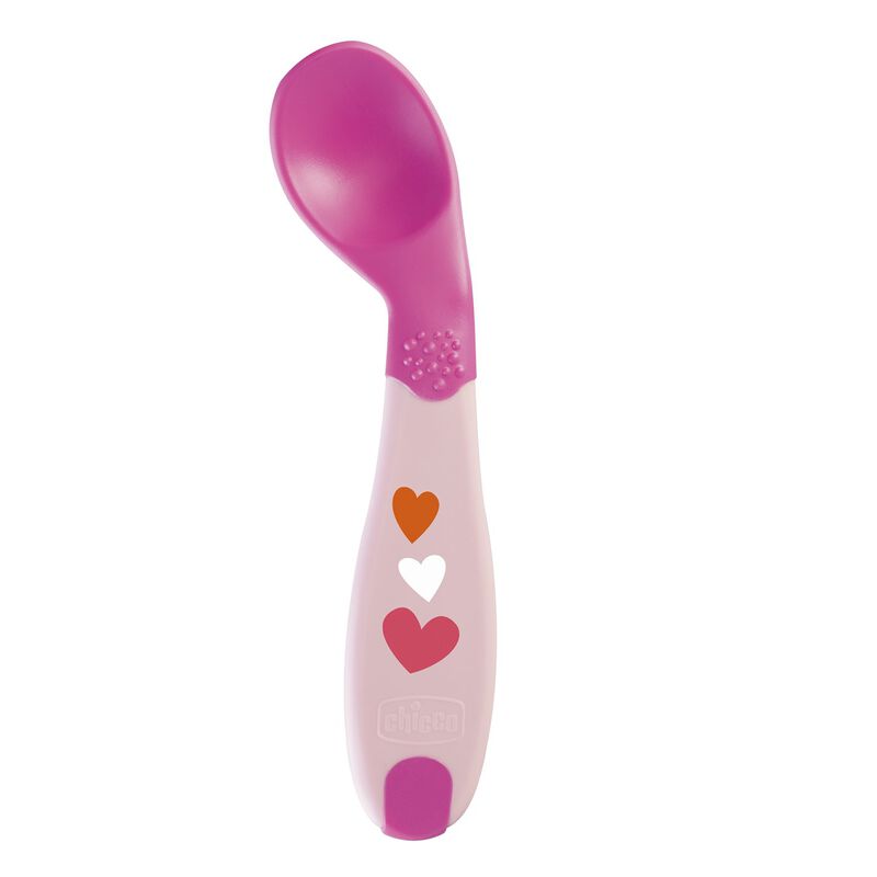 Chicco First Spoon 8M+ Pink