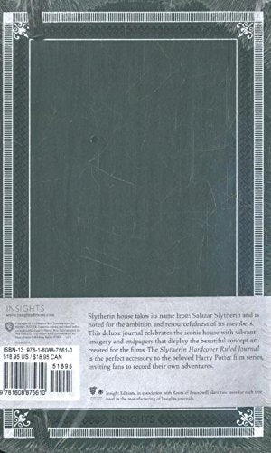 Harry Potter Slytherin Ruled Journal