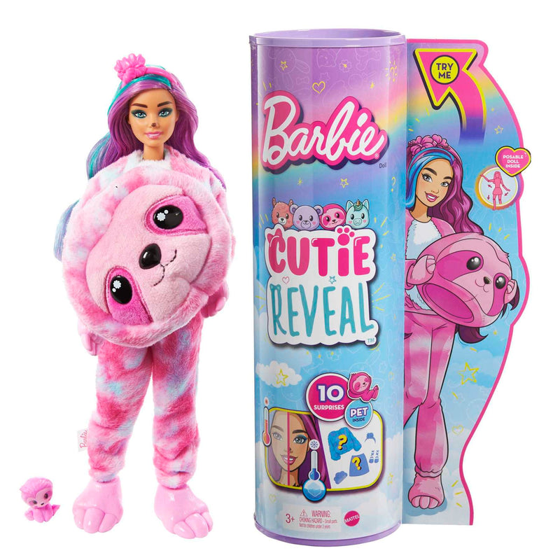 Barbie Cutie Reveal Sloth Doll