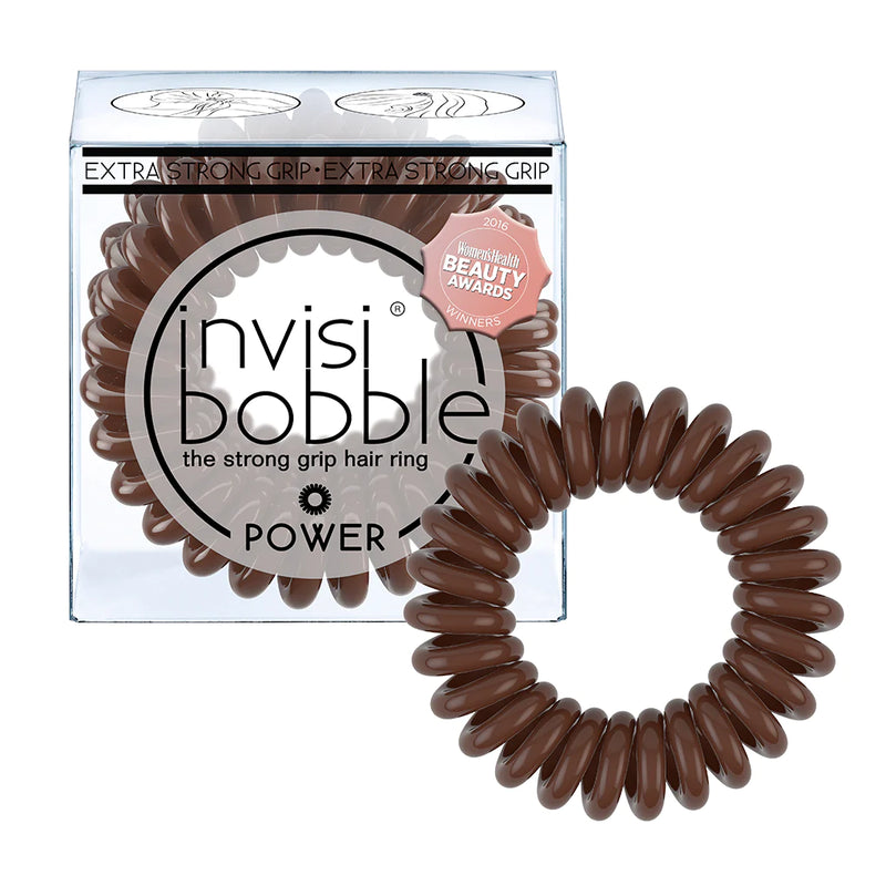 invisibobble hair tie - POWER Pretzel Brown