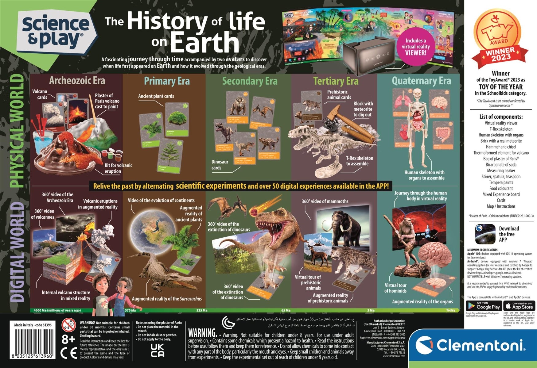 Clementoni - Play Lab - The History Of Life On Earth