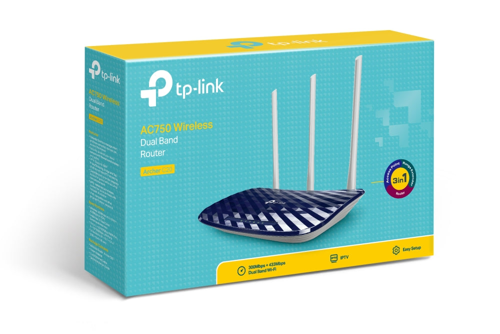 Tp Link Archer C20 Ac900 Dual Band Wireless Router