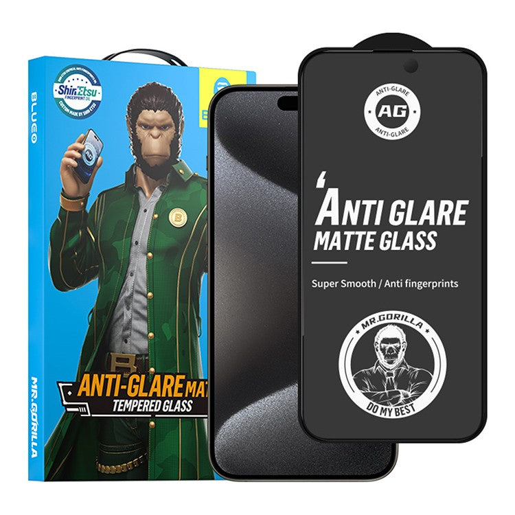 BLUEO Glass Anti glare matte iPhone 15 pro Max 6.7