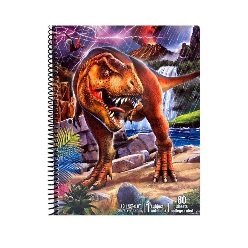 Inkology Dinosaurs Notebook 80Ct