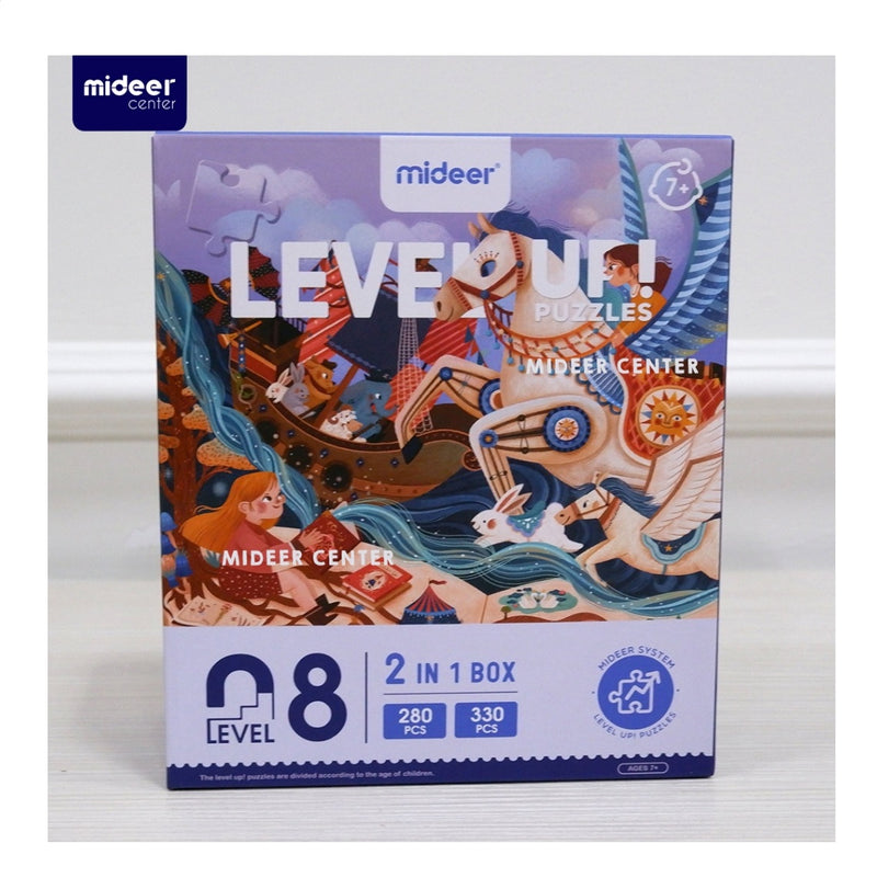Mideer - Level Up Puzzle- 8 Magic Book And Fairy Tale