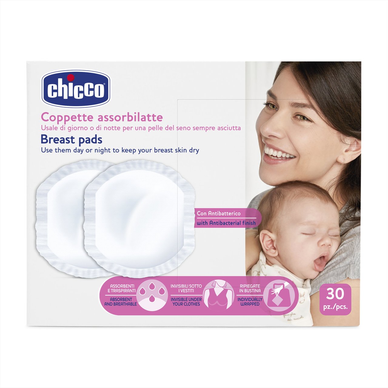 Chicco Breast Pads Extra Comfort 30pcs