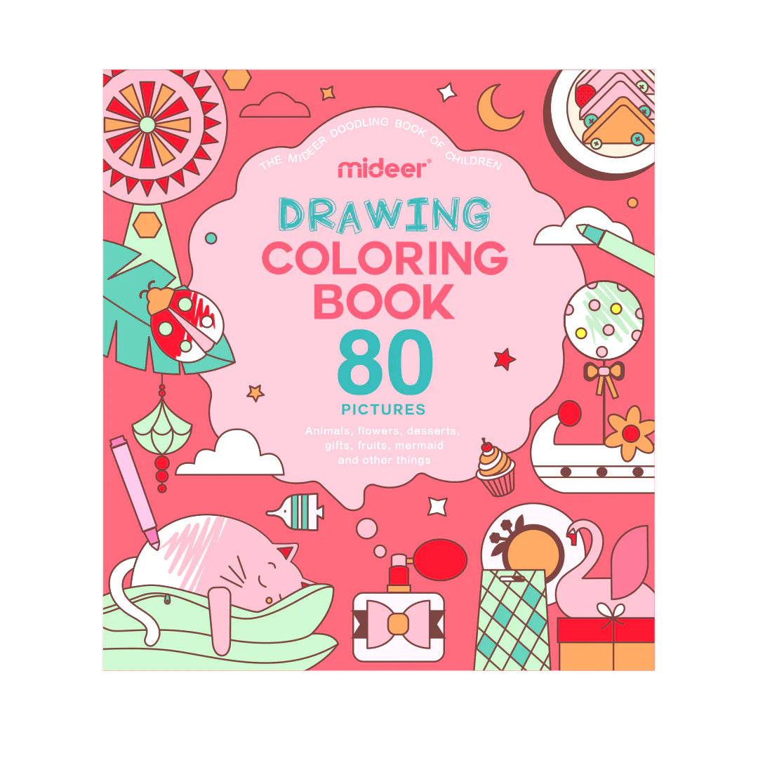 Mideer - Drawing Coloring Book: Girl