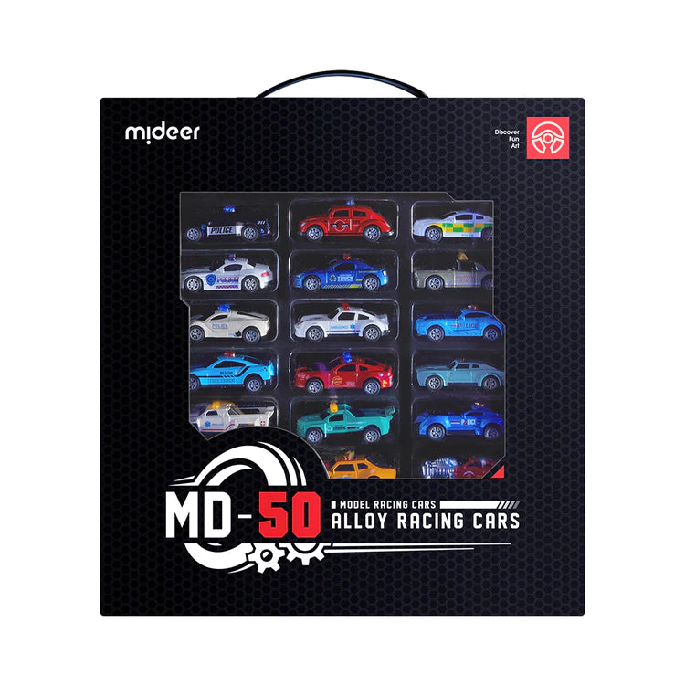 mideer Alloy Racing Cars - Classic Pullback Cars 50pcs