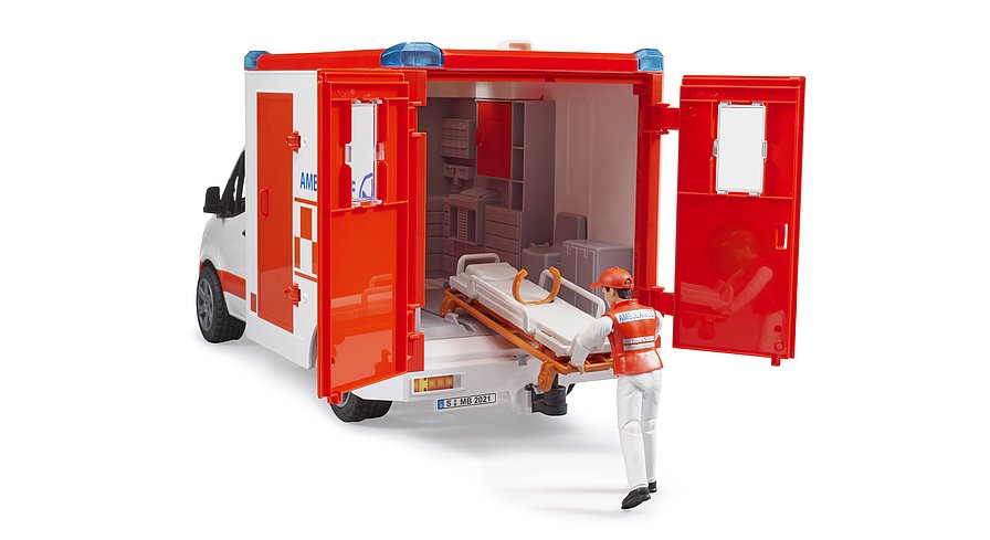 Bruder - Mb Sprinter Ambulance With Driver And L+S Module