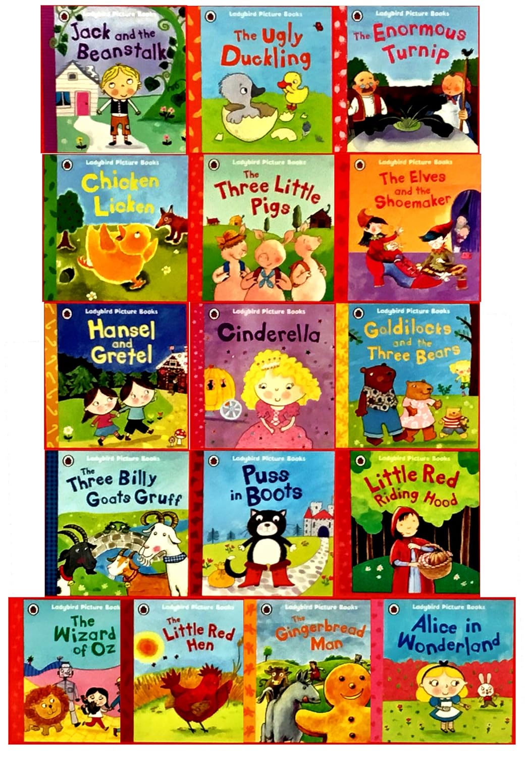 Ladybird Picture 16 Books Children Collection Paperback Set