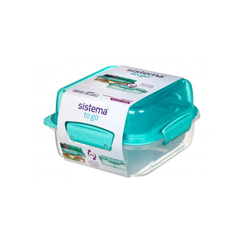 Sistema 1.24L Lunch Stack To Go Square