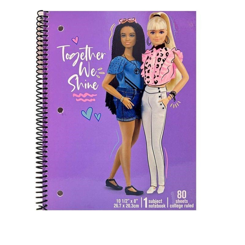 Inkology Barbie Notebook 80Ct