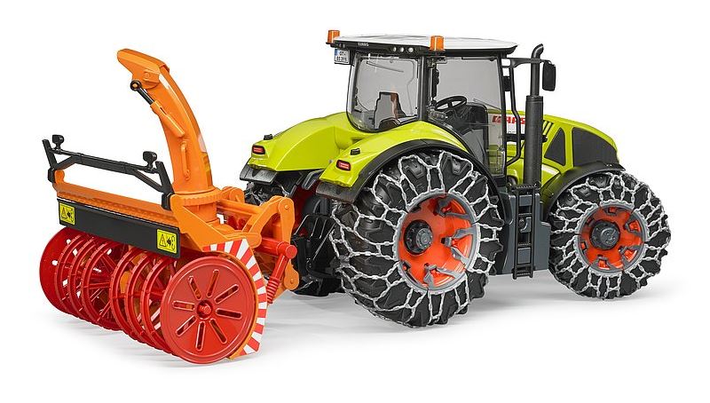 Bruder - Claas Axion 950 With Snow Chains And Snowblower