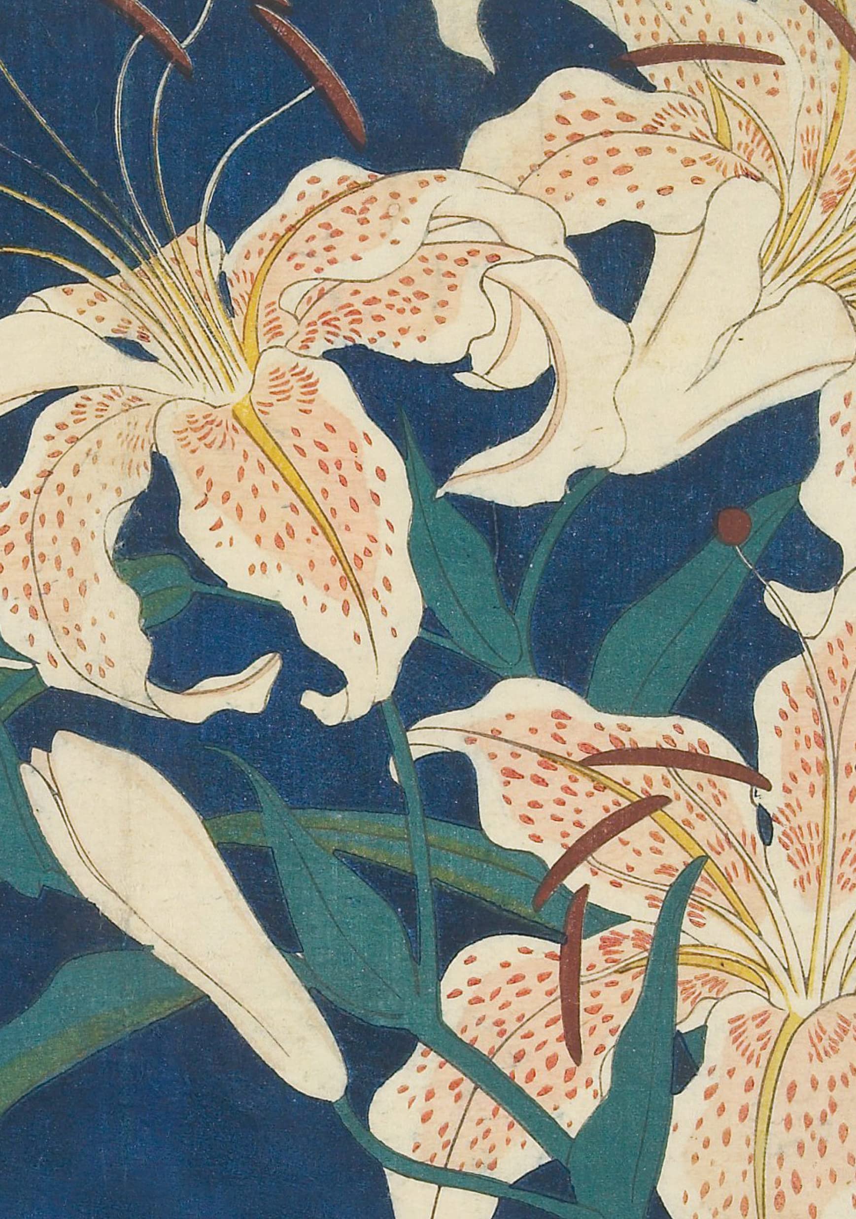 Hiroshige Spotted Lilies Dotted Journal