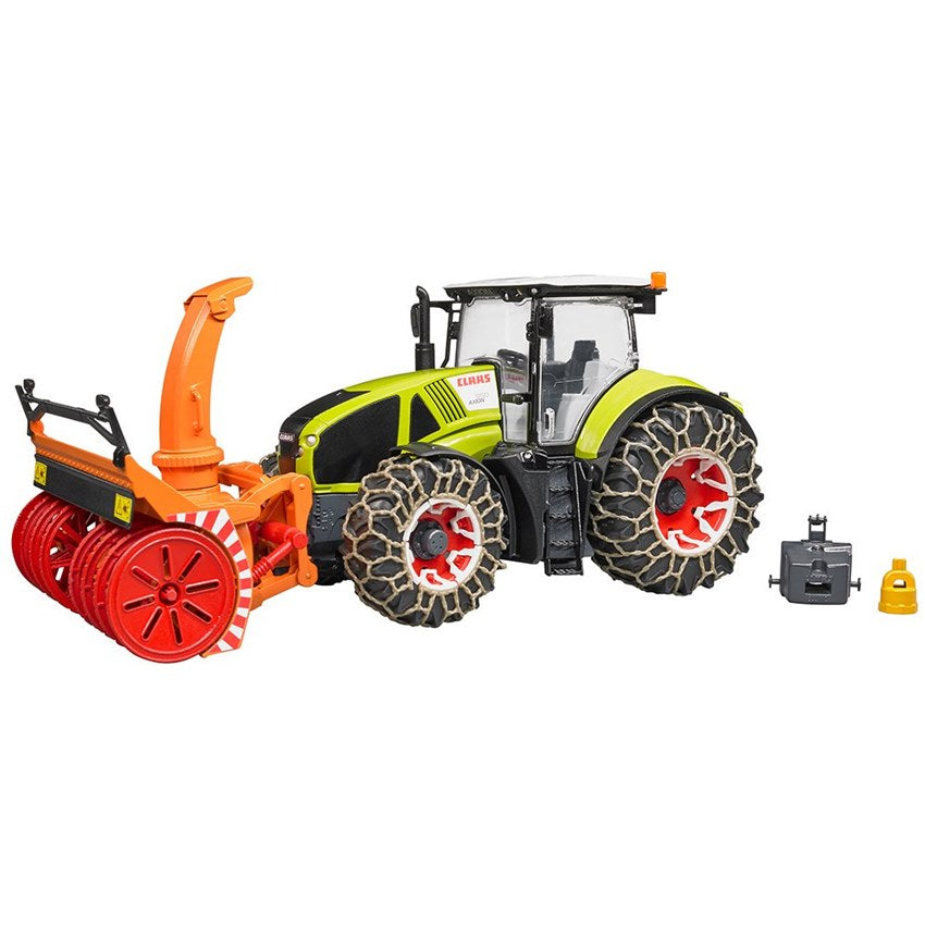 Bruder - Claas Axion 950 With Snow Chains And Snowblower