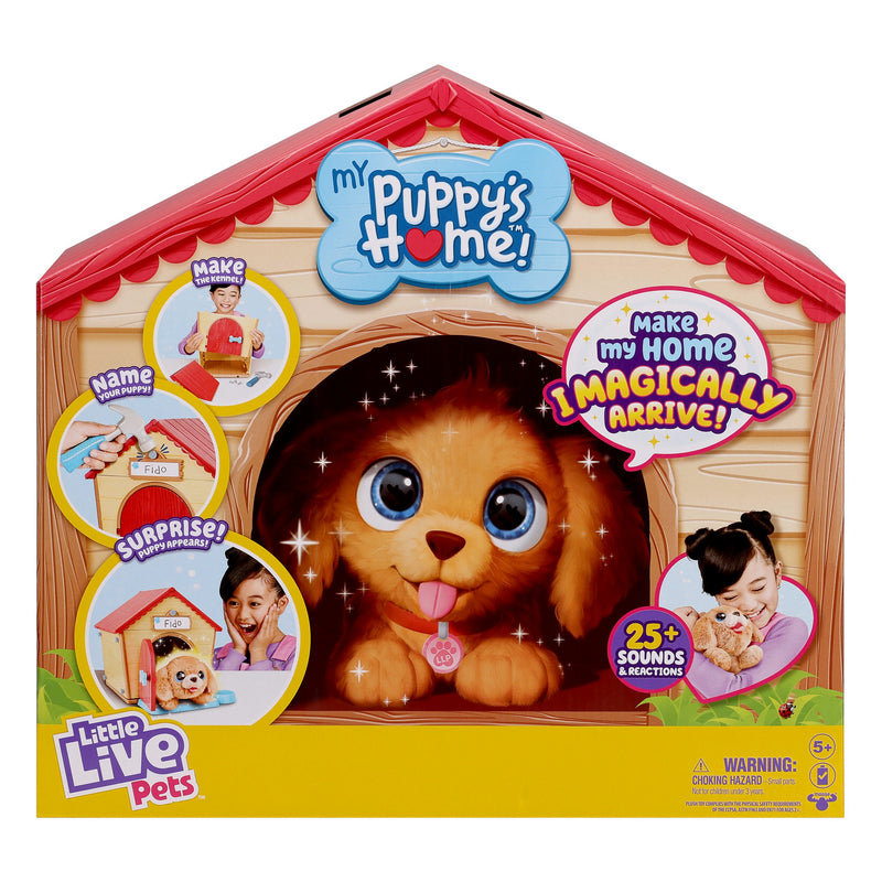 Little Live Pets Flat Pk Puppy - Blonde/Brown