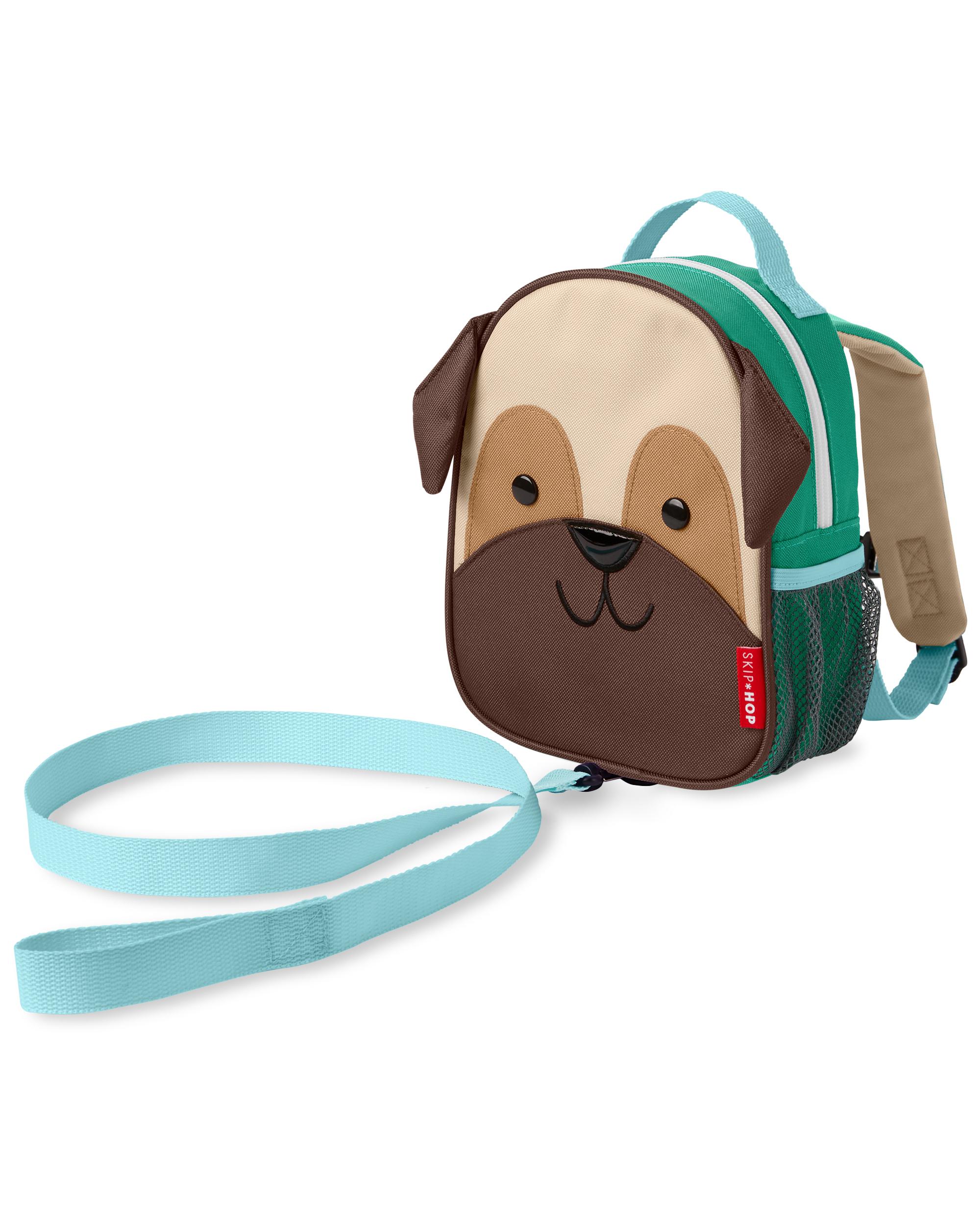Mini Backpack With Safety Harness - Pug