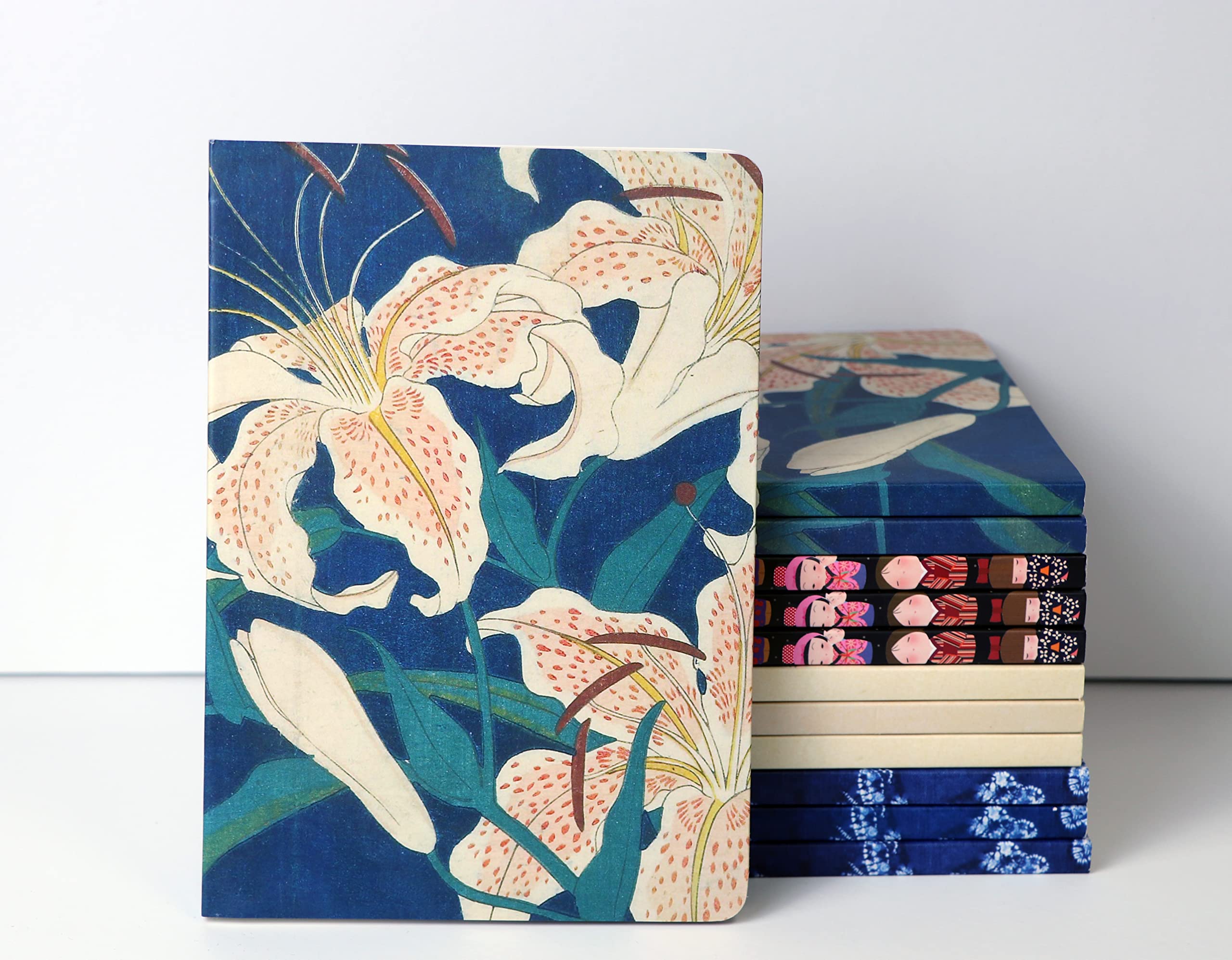 Hiroshige Spotted Lilies Dotted Journal
