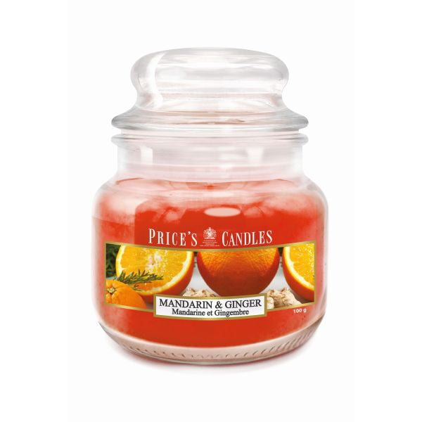 Prices S Scented Candle Jar 100G Burntime 30H Mandarin & Ginger