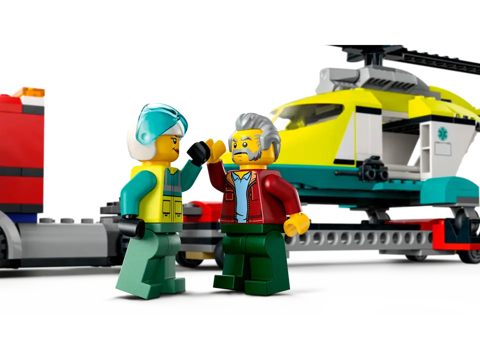 Lego City - Rescue Helicopter Transports