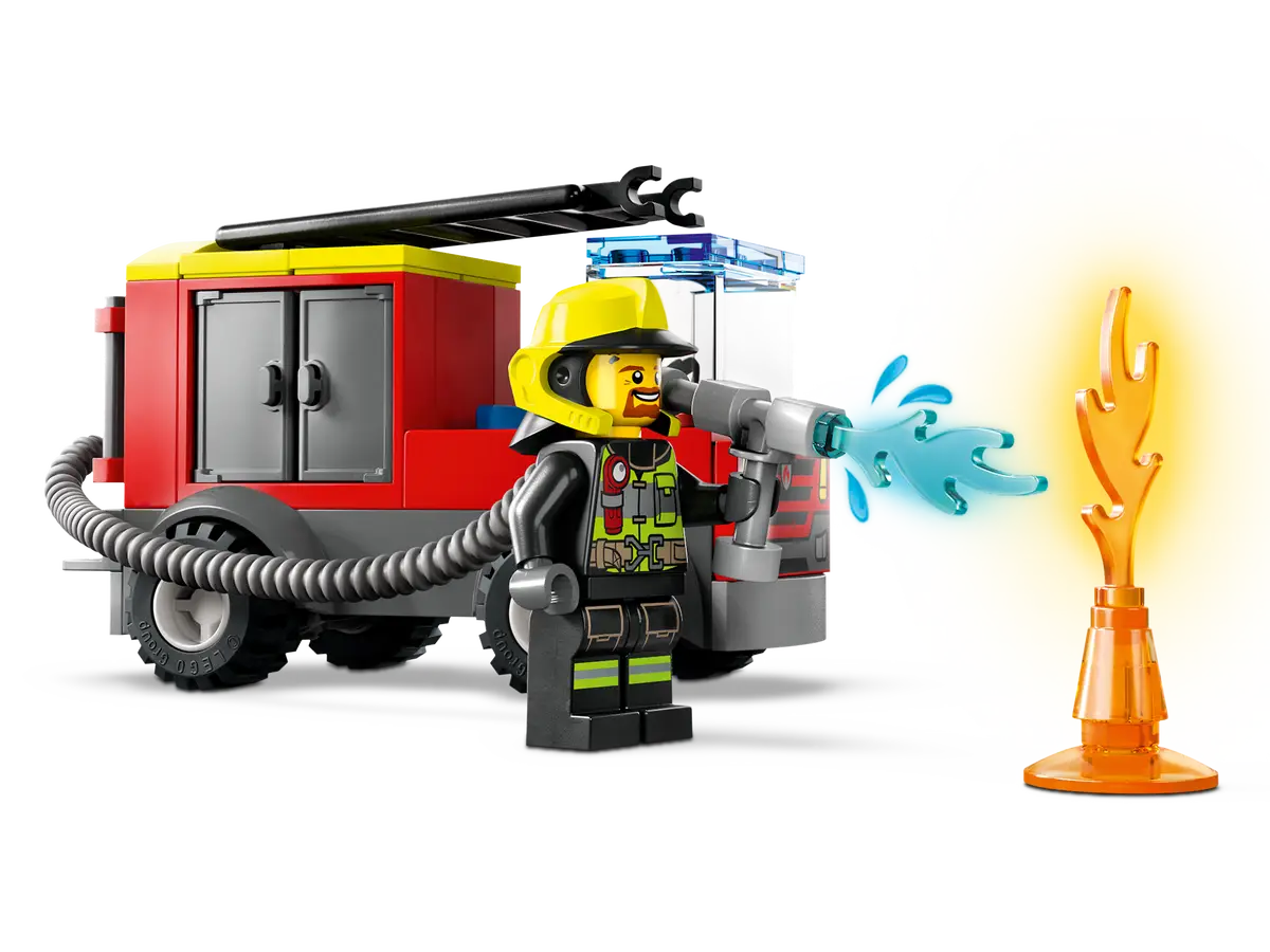 Lego City - Fire Station And Fire Truck