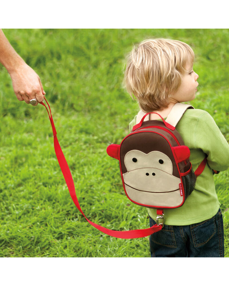 Mini Backpack With Safety Harness - Monkey