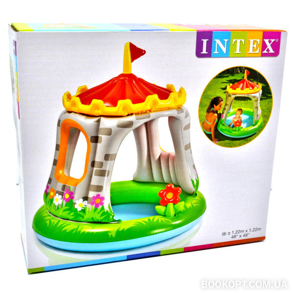 Intex - Royal Castle Baby Pool, Ages 1-3 , 1.22Mx1.22M