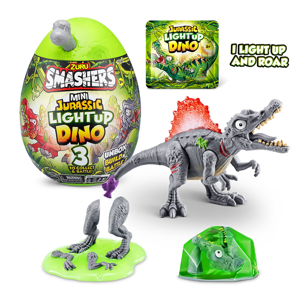 Smashers Jurassic-Series 1 Mini Light-Up Dino Pdq