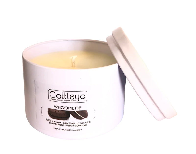 Cattleya - Soy Wax Candle Tin&Lid Whoopie Pie