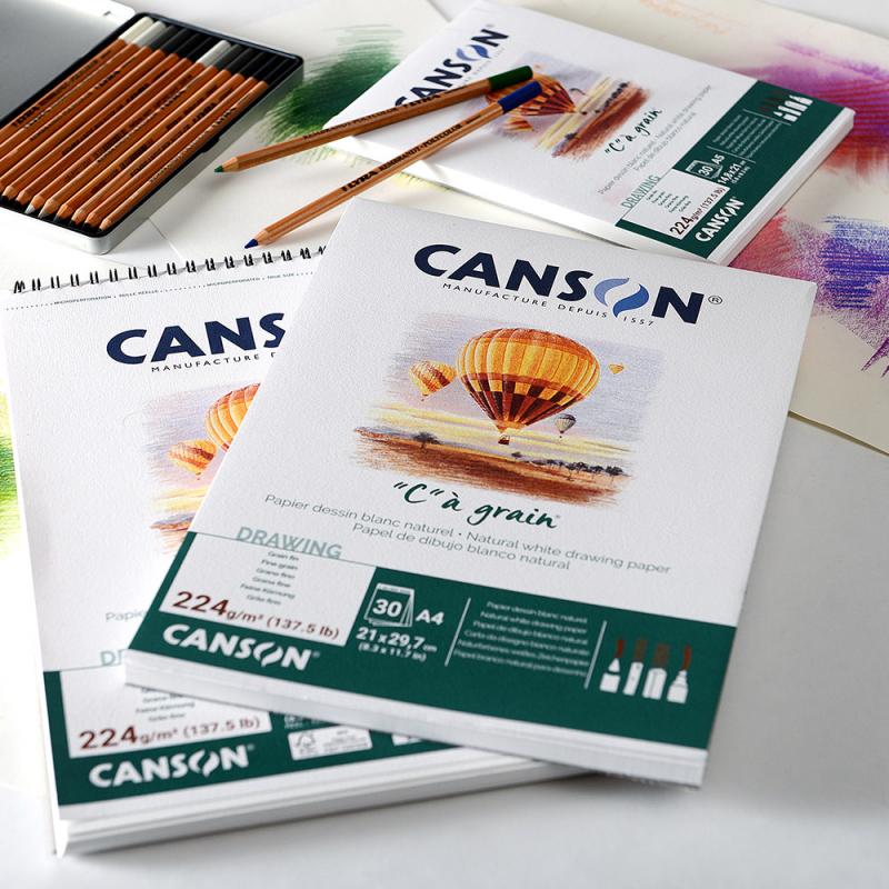 Canson Sketchbook 1557 A5 50 Sheets 120 Gr Wire
